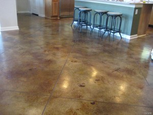 Stained Concrete Kitchen