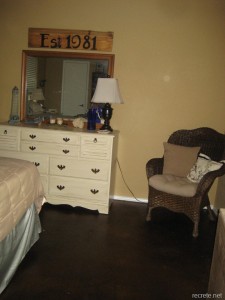 Concrete Stained Bedroom